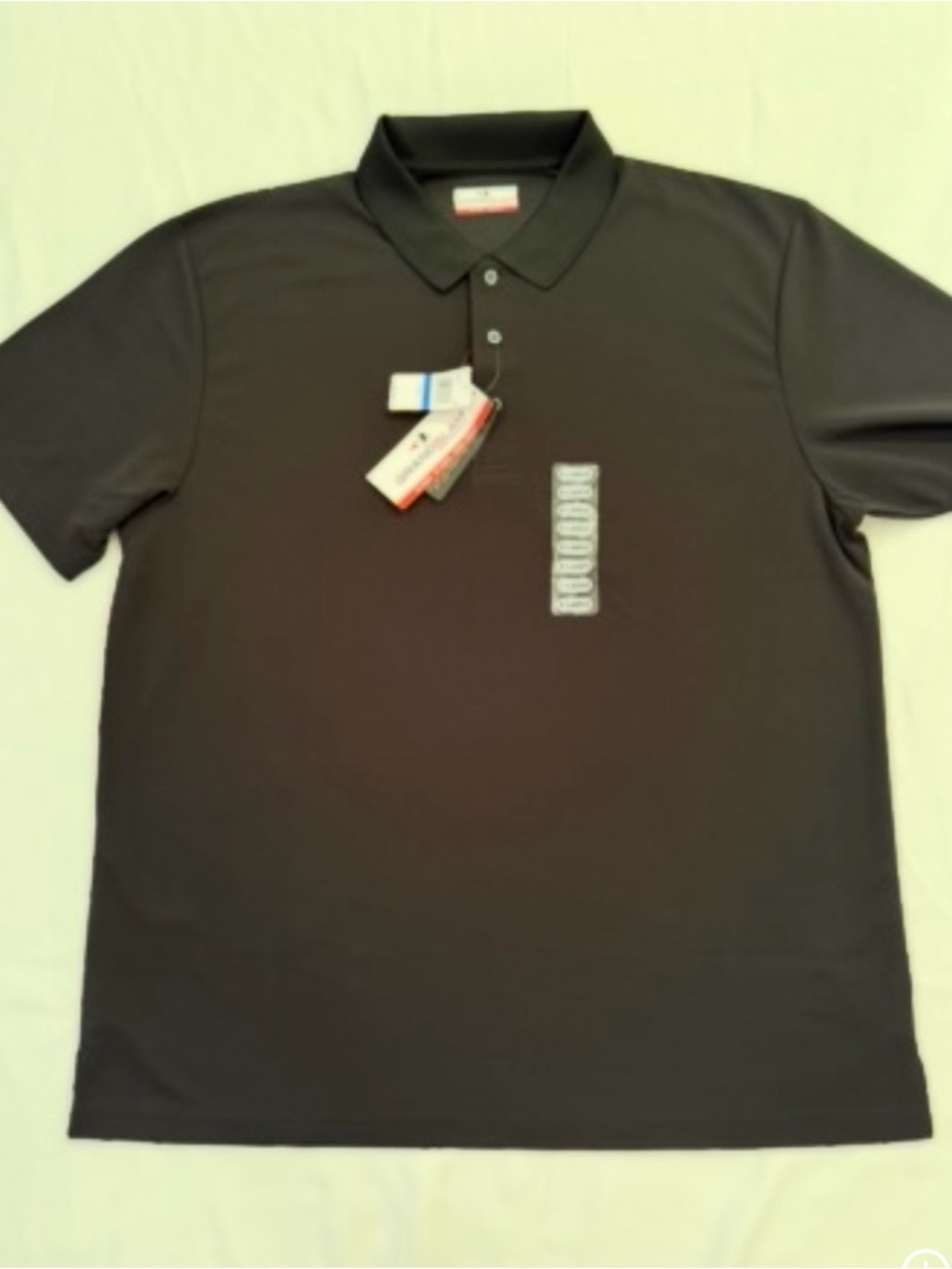 NWT Grand Slam Performance Men’s XL Black Golf Polo Shirt SPF 50